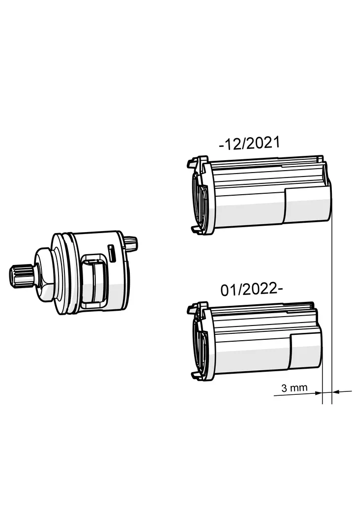 HANSA Umsteller/Kartusche #59914116