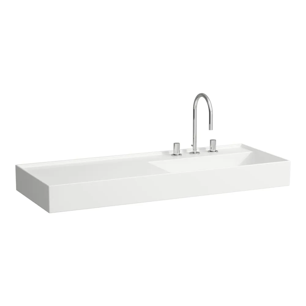 LAUFEN Kartell LAUFEN Waschtisch, Ablage links, mit verdecktem Ablauf 1200 x 460 x 120 mm #H8133330001111