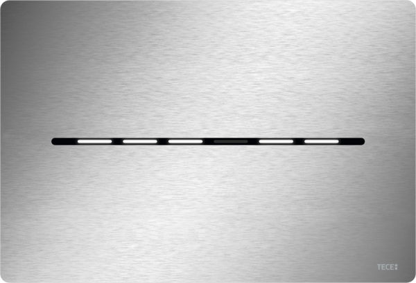 TECE TECEsolid WC-Elektronik mit berührungsloser Auslösung, 6 V-Batterie, Edelstahl gebürstet (mit Anti-Fingerprint) #9240464