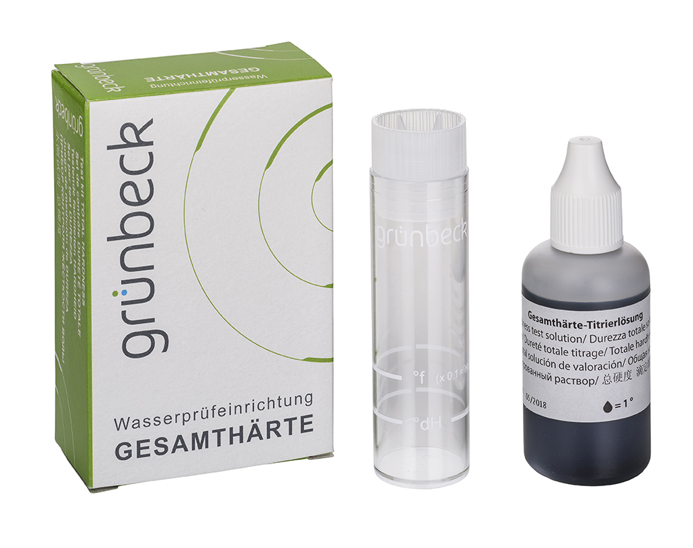 GRÜNBECK Grünbeck Wasserprüfeinrichtung Gesamthärte Grad dH und Grad f 170187