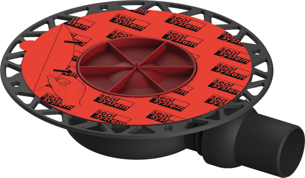 TECE TECEdrainpoint S Ablauf DN 50 superflach mit Seal System Universalflansch, ohne Zulauf #3601404