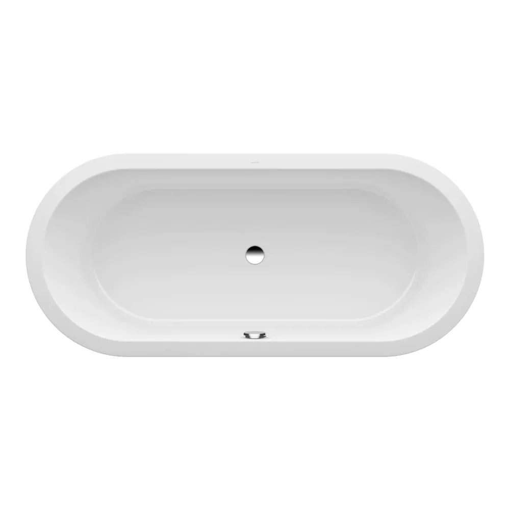 LAUFEN PRO Badewanne, Einbauversion, oval, aus Verbundwerkstoff Marbond 1800 x 800 x 610 mm #H2419500000001 - 000 - Weiß