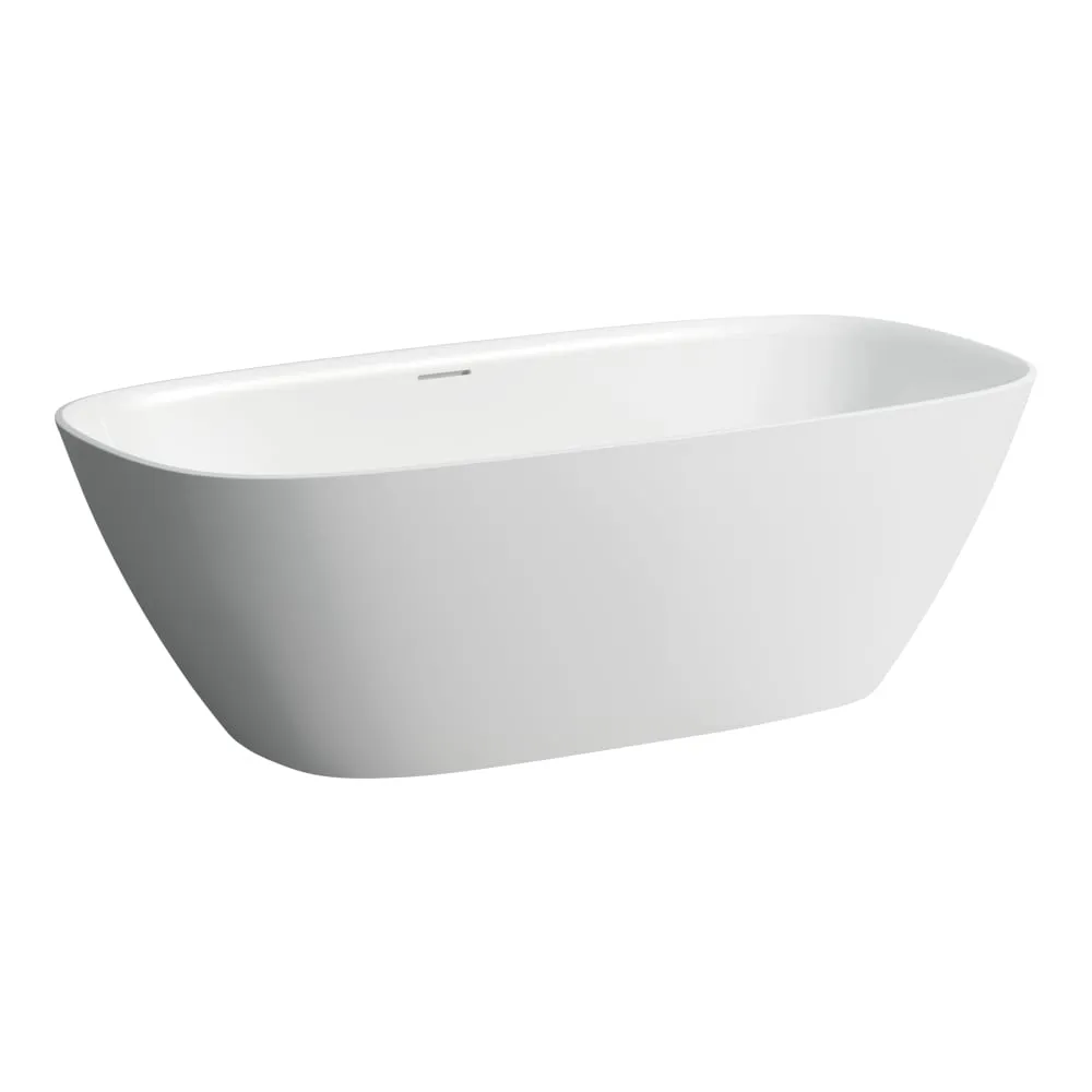 LAUFEN INO Freistehende Badewanne, aus Mineralgusswerkstoff Sentec 1700 x 750 x 520 mm #H2313020000001 - 000 - Weiß