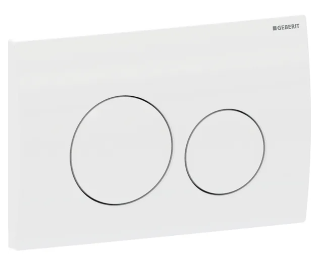 GEBERIT DELTA20 Drückerplatte 115.127.11.1 weiss