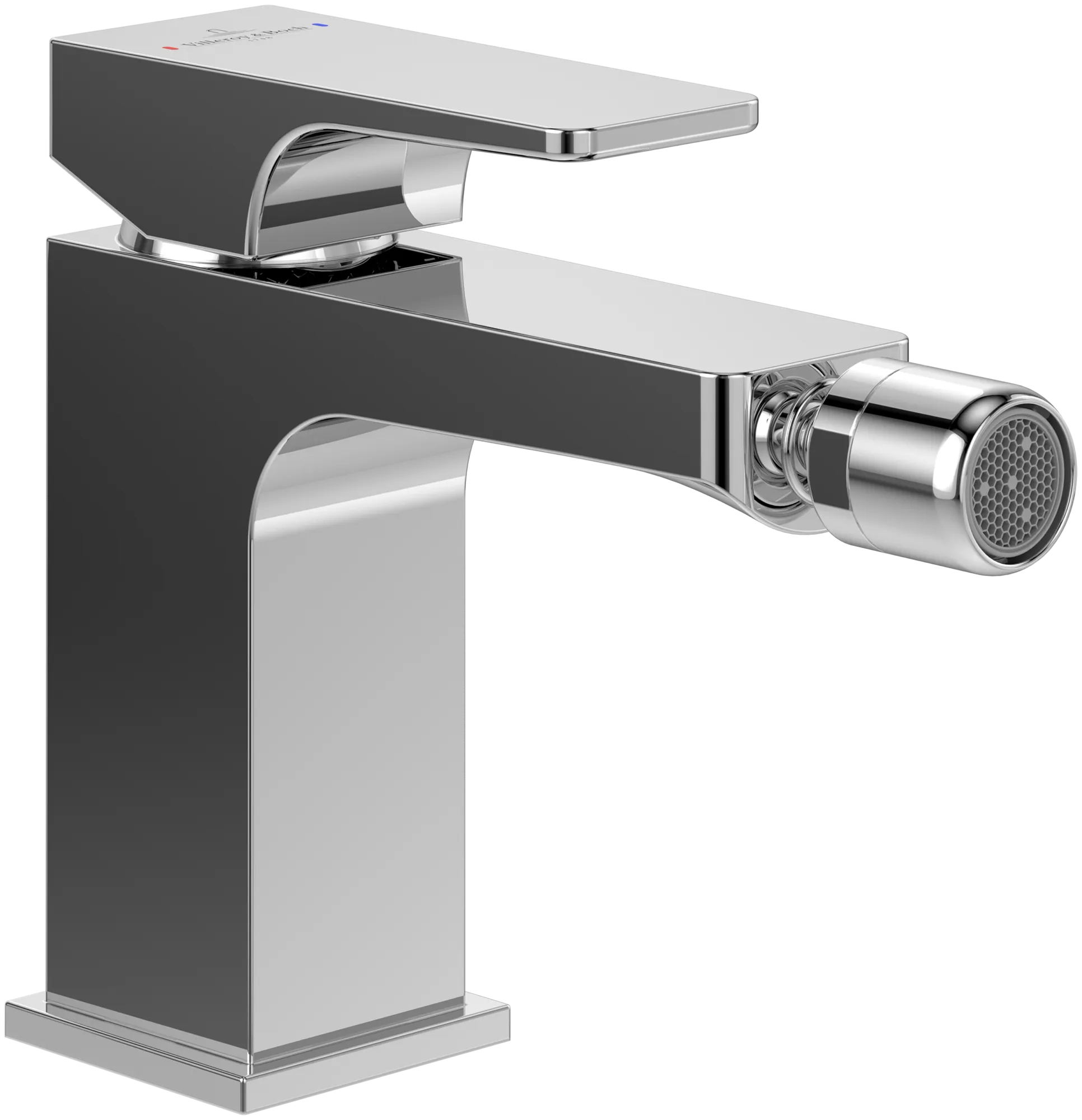 VILLEROY BOCH Architectura Square Einhebel-Bidetarmatur, Chrom #TVB12500100061