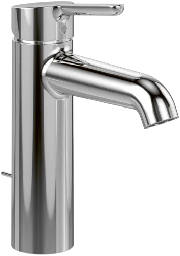 VILLEROY BOCH Skyla Einhebel-Waschtischarmatur mit Zugstangen- Ablaufgarnitur, Chrom #TVW11600500061