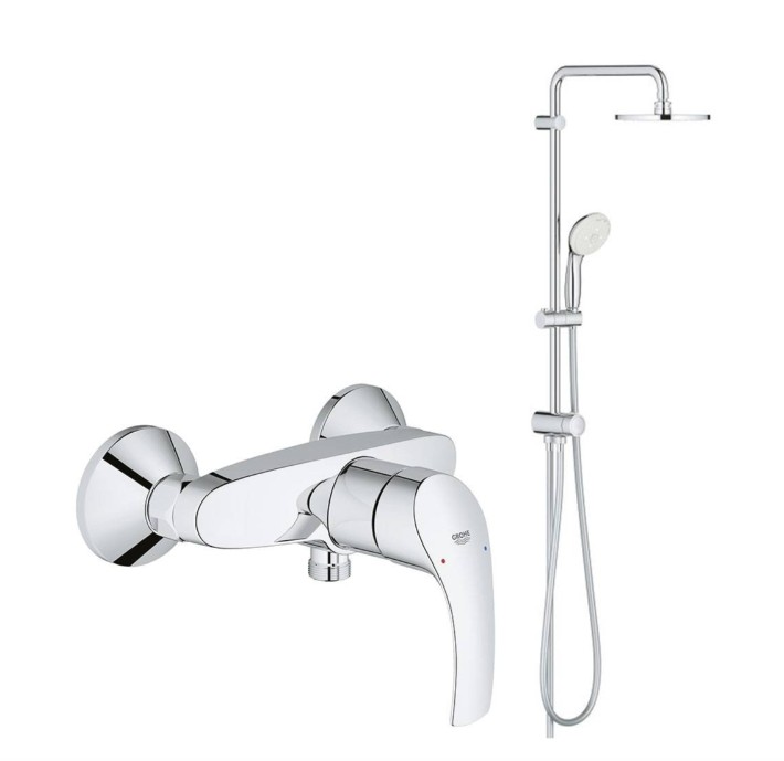 GROHE Eurosmart New Brauseset 124410 - Chrom