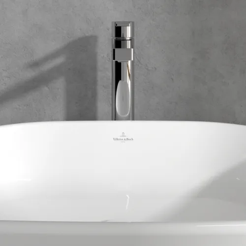 VILLEROY BOCH Architectura Einhebel-Waschtischarmatur erhöht mit Push-Open-Ablaufgarnitur, Chrom #TVW10300500061, Bild 4