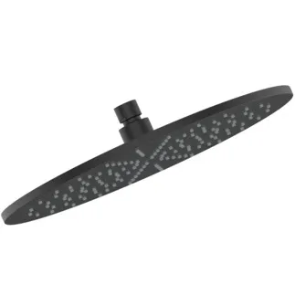 IDEAL STANDARD IDEALRAIN - Kopfbrause 303x58x303 mm in schwarz, 12 l/min (3 bar) - Strahlregler, Metall-Regenbrause #A5803XG - Silk Black