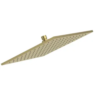 IDEAL STANDARD IDEALRAIN - Kopfbrause 300x58x300 mm in brushed gold, 12 l/min (3 bar) - Metall-Regenbrause, PVD Technologie #A5805A2 - Brushed Gold