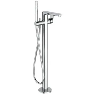 IDEAL STANDARD TONIC II - Freistehende Wannenarmatur 182x268x872 mm in chrom, Kit 1 required (A6133), 21.0 l/min (3 bar) - Click-Technologie, EPD, FirmaFlow, SmartShine Oberfläche #A6347AA - Chrom
