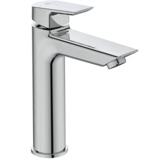IDEAL STANDARD TESI - Waschtischarmatur 50x169x212 mm, 123 mm vertikaler Abstand bis Mitte Auslauf in chrom, 5 l/min (3 bar), ohne Ablaufgarnitur - EasyFix, Strahlregler, BlueStart, Durchflussbegrenzer, EPD, FirmaFlow, SmartShine Oberfläche, NF-zertifiziert #A6565AA - Chrom