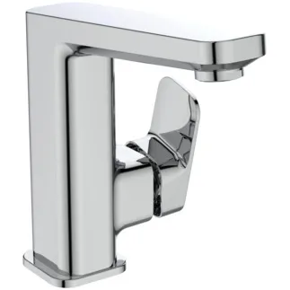 IDEAL STANDARD TONIC II - Waschtischarmatur 88x187x175 mm, 135 mm vertikaler Abstand bis Mitte Auslauf in chrom, 5 l/min (3 bar), mit Ablaufgarnitur - EasyFix, Strahlregler, Einstellbarer Auslauf, Durchflussbegrenzer, EPD, SmartShine Oberfläche #A6332AA - Chrom