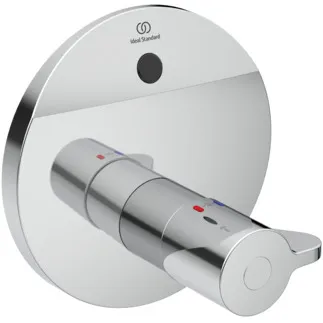 IDEAL STANDARD CERAPLUS - Brausearmatur UP Bausatz 2 170x110x170 mm in chrom, Kit 1 required (A1000), 11.5 l/min (3 bar) - Thermostatfunktion, Wasser- & Energiesparend, SmartShine Oberfläche #A6732AA - Chrom