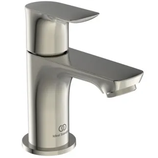 IDEAL STANDARD CONNECT AIR - Standventil 48x115x126 mm, 85 mm vertikaler Abstand bis Mitte Auslauf in silver storm, 5 l/min (3 bar), ohne Ablaufgarnitur - Durchflussbegrenzer, PVD Technologie #A7031GN - Edelstahl