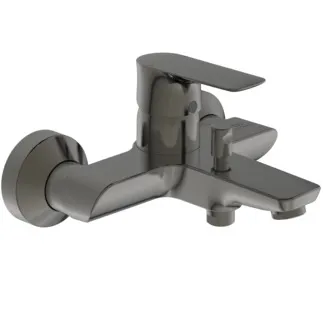 IDEAL STANDARD CONNECT AIR - Badearmatur AP 207x193x121 mm, 174 mm vertikaler Abstand bis Mitte Auslauf in magnetic grey, 22.0 l/min (3 bar) - Click-Technologie, EPD, FirmaFlow, PVD Technologie #A7033A5 - Magnetic Grey