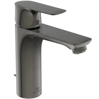 IDEAL STANDARD CONNECT AIR - Waschtischarmatur 48x179x176 mm, 125 mm vertikaler Abstand bis Mitte Auslauf in magnetic grey, 5 l/min (3 bar), mit Ablaufgarnitur - EasyFix, Strahlregler, Click-Technologie, Durchflussbegrenzer, EPD, FirmaFlow, PVD Technologie #A7054A5 - Magnetic Grey