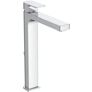 IDEAL STANDARD EDGE - Waschtischarmatur 48x215x289 mm, 165 mm vertikaler Abstand bis Mitte Auslauf in chrom, 5 l/min (3 bar), mit Ablaufgarnitur - EasyFix, Strahlregler, BlueStart, Durchflussbegrenzer, EPD, SmartShine Oberfläche #A7113AA - Chrom