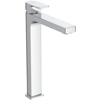 IDEAL STANDARD EDGE - Waschtischarmatur 48x205.5x289 mm, 165 mm vertikaler Abstand bis Mitte Auslauf in chrom, 5 l/min (3 bar), ohne Ablaufgarnitur - EasyFix, Strahlregler, BlueStart, Durchflussbegrenzer, EPD, SmartShine Oberfläche #A7115AA - Chrom