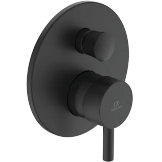 IDEAL STANDARD CERALINE - Badearmatur UP Bausatz 2 163x83x184 mm in schwarz, Kit 1 required (A1000), 23.0 l/min (3 bar) - Click-Technologie, EPD. BITTE BEACHTEN SIE: Dieses Produkt wird aus dem Sortiment genommen und durch A8568XG ersetzt. #A7389XG - Silk Black