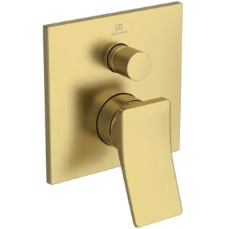 IDEAL STANDARD CONCA - Badearmatur UP Bausatz 2 163x102x196 mm in brushed gold, Kit 1 required (A1000), 23.0 l/min (3 bar) - Click-Technologie, EPD, PVD Technologie. BITTE BEACHTEN SIE: Dieses Produkt wird aus dem Sortiment genommen und durch A8735A2 ersetzt. #A7374A2 - Brushed Gold