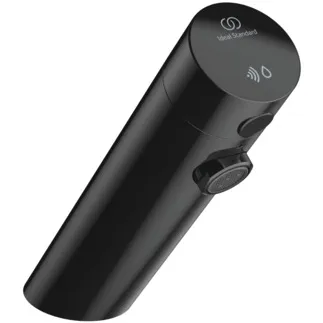 IDEAL STANDARD Sensorflow NEW - Waschtischarmatur 49x180x170 mm, 120 mm vertikaler Abstand bis Mitte Auslauf in black onyx, 3.8 l/min (3 bar), ohne Ablaufgarnitur - Netzbetrieb, Vollständig berührungslos, PVD Technologie #A7557B3 - Schwarz