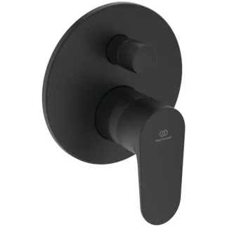 IDEAL STANDARD CERAFINE MODEL O - Badearmatur UP Bausatz 2 163x93x202 mm in schwarz, Kit 1 required (A1000), 23.0 l/min (3 bar) - Click-Technologie, EPD. BITTE BEACHTEN SIE: Dieses Produkt wird aus dem Sortiment genommen und durch A8572XG ersetzt. #A7350XG - Silk Black