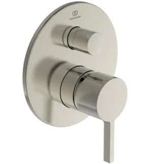 IDEAL STANDARD JOY - Badearmatur UP Bausatz 2 163x95x195 mm in silver storm, Kit 1 required (A1000), 23.0 l/min (3 bar) - Click-Technologie, EPD, PVD Technologie. BITTE BEACHTEN SIE: Dieses Produkt wird aus dem Sortiment genommen und durch A8726GN ersetzt. #A7384GN - Edelstahl