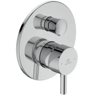 IDEAL STANDARD CERALINE - Badearmatur UP Bausatz 2 163x83x184 mm in chrom, Kit 1 required (A1000), 23.0 l/min (3 bar) - Click-Technologie, EPD, SmartShine Oberfläche. BITTE BEACHTEN SIE: Dieses Produkt wird aus dem Sortiment genommen und durch A8568AA ersetzt. #A7389AA - Chrom