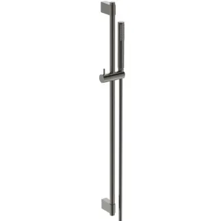 IDEAL STANDARD IDEALRAIN - Brausekombination mit Brausestange 105x903 mm in magnetic grey, 8 l/min (3 bar) - Durchflussbegrenzer, PVD Technologie #A7617A5 - Magnetic Grey