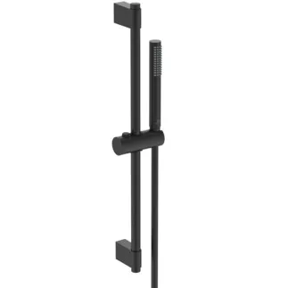IDEAL STANDARD IDEALRAIN - Brausekombination mit Brausestange 105x277x603 mm in schwarz, 8 l/min (3 bar) - Durchflussbegrenzer #A7616XG - Silk Black
