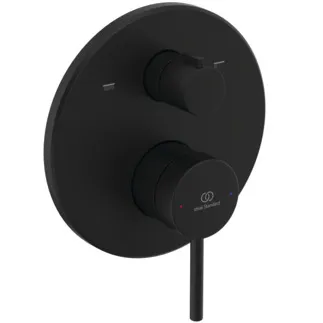 IDEAL STANDARD CERALINE NUOVO - Badearmatur UP Bausatz 2 157x64x186.5 mm in schwarz, Kit 1 required (A1000NU), 20 l/min (3 bar) #A8568XG - Silk Black