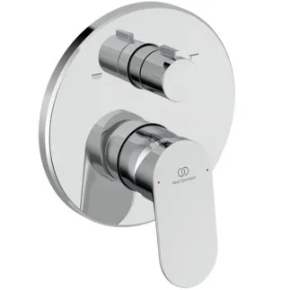 IDEAL STANDARD CERALIFE O - Badearmatur UP Bausatz 2 157x78x182.5 mm in chrom, Kit 1 required (A1000NU), 20 l/min (3 bar) - SmartShine Oberfläche #A8711AA - Chrom