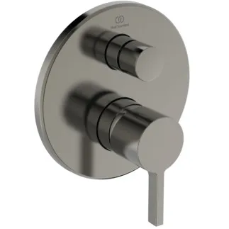 IDEAL STANDARD JOY - Badearmatur UP Bausatz 2 157 mm in silver storm, Kit 1 required (A1000) - PVD Technologie #A8726GN - Edelstahl