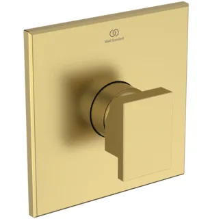 IDEAL STANDARD EXTRA - Brausearmatur UP Bausatz 2 157x69x157 mm in brushed gold, Kit 1 required (A1000NU), 20 l/min (3 bar) - PVD Technologie #A8729A2 - Brushed Gold