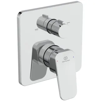 IDEAL STANDARD CERAPLAN - Badearmatur UP Bausatz 2 157x82x182 mm in chrom, Kit 1 required (A1000NU), 20 l/min (3 bar) - SmartShine Oberfläche #A8719AA - Chrom