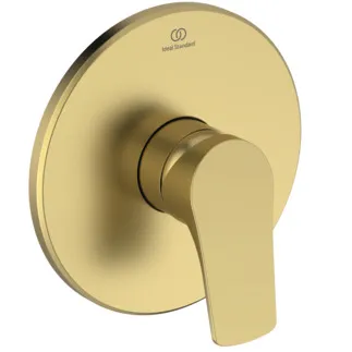 IDEAL STANDARD LDV - Brausearmatur UP Bausatz 2 157x79x157 mm in brushed gold, Kit 1 required (A1000NU), 20 l/min (3 bar) - PVD Technologie #A8721A2 - Brushed Gold