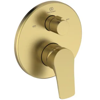 IDEAL STANDARD LDV - Badearmatur UP Bausatz 2 157x79x179.5 mm in brushed gold, Kit 1 required (A1000NU), 20 l/min (3 bar) - PVD Technologie #A8723A2 - Brushed Gold