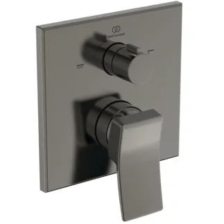 IDEAL STANDARD CONCA - Badearmatur UP Bausatz 2 157x69x183.5 mm in magnetic grey, Kit 1 required (A1000NU), 20 l/min (3 bar) - PVD Technologie #A8735A5 - Magnetic Grey