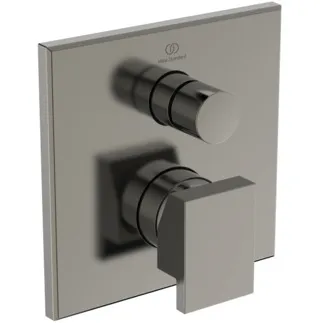 IDEAL STANDARD EXTRA - Badearmatur UP Bausatz 2 157x64x157 mm in silver storm, Kit 1 required (A1000) - PVD Technologie #A8730GN - Edelstahl