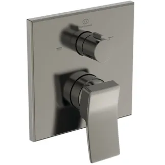 IDEAL STANDARD CONCA - Badearmatur UP Bausatz 2 157x69x183.5 mm in silver storm, Kit 1 required (A1000NU), 20 l/min (3 bar) - PVD Technologie #A8735GN - Edelstahl