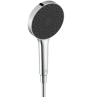 IDEAL STANDARD IDEALRAIN SOLOS - 1-Funktionshandbrause 130x55x269 mm in chrom, 6 l/min (3 bar) - Easy-Grip, Strahlregler, Breite Brause #A8895AA - Chrom