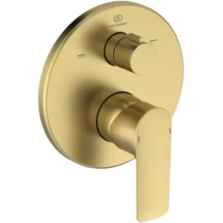 IDEAL STANDARD CONNECT AIR - Badearmatur UP Bausatz 2 157x80x188.5 mm in brushed gold, Kit 1 required (A1000NU), 20 l/min (3 bar) - PVD Technologie #A8741A2 - Brushed Gold