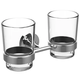 IDEAL STANDARD IOM - Zahnputzbecher 184x87x96 mm in chrom #A9237AA - Chrom