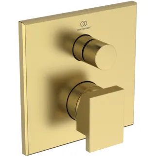 IDEAL STANDARD EXTRA - Badearmatur UP Bausatz 2 157x64x157 mm in brushed gold, Kit 1 required (A1000) - PVD Technologie #A8730A2 - Brushed Gold