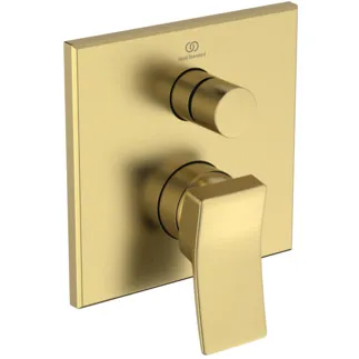 IDEAL STANDARD CONCA - Badearmatur UP Bausatz 2 157x69x183.5 mm in brushed gold, Kit 1 required (A1000) - PVD Technologie #A8734A2 - Brushed Gold