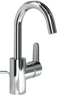 IDEAL STANDARD CONNECT BLUE - Waschtischarmatur 124x196x288 mm, 146 mm vertikaler Abstand bis Mitte Auslauf in chrom, 12 l/min (3 bar), mit Ablaufgarnitur - EasyFix, Verdeckter Strahlregler, Click-Technologie, EPD, FirmaFlow, SmartShine Oberfläche #B0112AA - Chrom