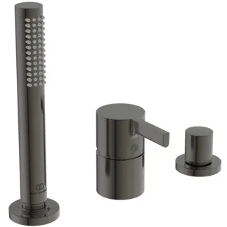 IDEAL STANDARD JOY - Wannenrand-Badearmatur 218x48x197 mm in magnetic grey, 14.0 l/min (3 bar) - Click-Technologie, EPD, FirmaFlow, PVD Technologie #BC788A5 - Magnetic Grey