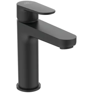 IDEAL STANDARD CERAFINE MODEL O - Waschtischarmatur 50x162x176 mm, 125 mm vertikaler Abstand bis Mitte Auslauf in schwarz, 3.8 l/min (3 bar), ohne Ablaufgarnitur - EasyFix, Strahlregler, EPD, FirmaFlow #BC554XG - Silk Black