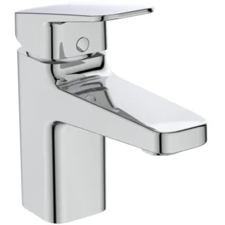IDEAL STANDARD CERAPLAN - Waschtischarmatur 47x173x146 mm, 104 mm vertikaler Abstand bis Mitte Auslauf in chrom, 5 l/min (3 bar), mit Ablaufgarnitur - EasyFix, Strahlregler, BlueStart, Click-Technologie, Durchflussbegrenzer, EPD, FirmaFlow, SmartShine Oberfläche, NF-zertifiziert #BD215AA - Chrom